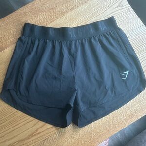 Women’s size medium Gymshark black athletic shorts